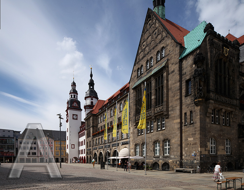Altes und Neues Rathaus Chemnitz